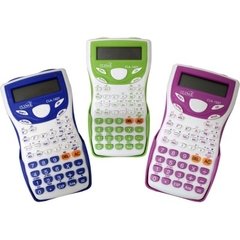 Calculadora Científica Classe 10 Dígitos Com Tampa Cores - loja online
