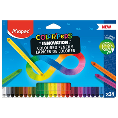 Lápis De Cor 24 Cores Color Peps Infinito Maped Escolar