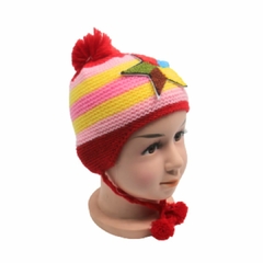 Imagem do Touca Infantil Crochet Colorida Inverno Frio Redstar Winter