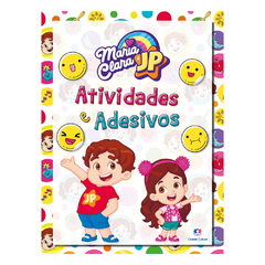 Livro Infantil Atividades Adesivos Maria Clara e JP Escolar