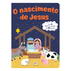 Livro Quebra-Cabeça 4 Infantil Aprendizado Nascimento Jesus
