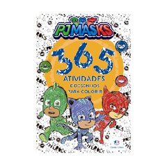 Livro 365 Atividades E Desenhos Para Colorir Pj Masks Ciranda Cultural