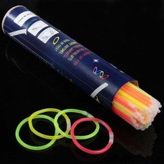 Pulseiras Neon Glow Bracelets Com 100 Unidades Tubo Festa - comprar online