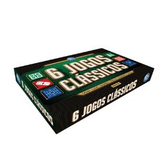 Jogos Classicos 6 Em 1 Xadrez Domino Dama Ludo Bingo Trilha