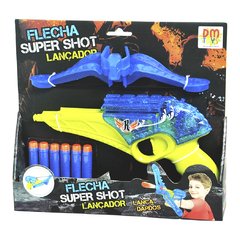 Flecha Super Shot Lançador De Dardos Dm Toys Lança Arminha