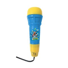 Microfone Infantil De Brinquedo Do Mickey Azul Com Eco