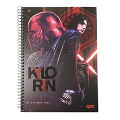 Caderno Espiral Star Wars Os Últimos Jedi 96 Fls 1x1 Jandaia