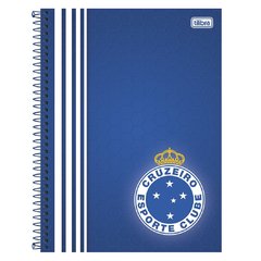 Kit 4 Cadernos Espiral Cruzeiro Esporte 96F 1x1 Tilibra