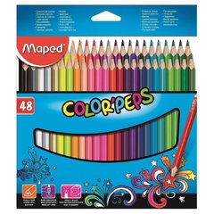 Lápis de Cor Color'Peps 48 Cores Madeira Maped Unidade