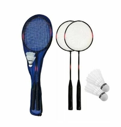 Jogo De Raquetes E Petecas Para Badminton Bosaite Sports