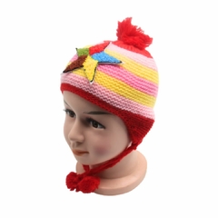 Touca Infantil Crochet Colorida Inverno Frio Redstar Winter