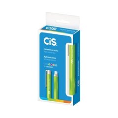 Caixa Com 12 Canetas Borracha Auto Eraser Fluo