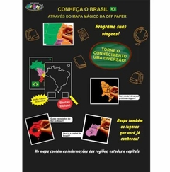 Papel A4 Color Mágico Mapa Brasil Bastão Off Paper - comprar online