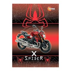 Caderno Agenda Brochurão X Spider 96 Folhas 1/4 Máxima Un