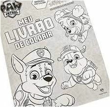 Imagem do Livro Patrulha Canina Para Colorir Tapete Nickelodeon