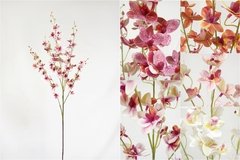 Haste de Mini Orquídea Toque Natural Artificial Decoração