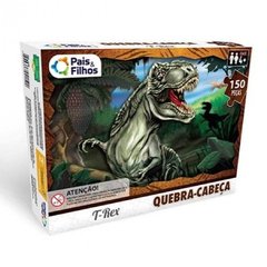 Quebra-Cabeça T-Rex 150 Peças Dinossauro Pais & Filhos