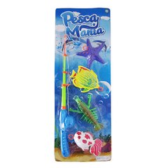 Pesca Mania 5 Peças Peixes Pescaria Vara De Pescar