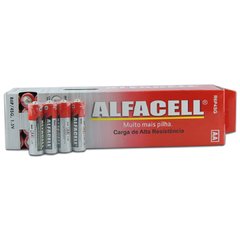 Pilha Comum Normal AA Alfacell Alta Resistência 1.5V 60 Un