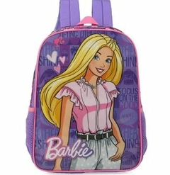 Mochila Costas Barbie Teen Violeta Grande Original Maxlog