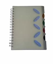 Caderno Espiral A5 Flexível 120 Folhas Anotações 14x20cm - Mundo Variedades