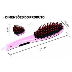 Escova Alisadora Chapinha Mágica Lcd Elétrica Original Fast