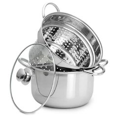 Panela Espagueteira Escorredor Aço Inox 5 Litros Wincy 21cm