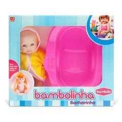 Boneca Bambolinha Banheirinha Banho Bambola 22 Cm