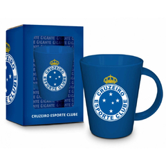 Caneca Cruzeiro Cerâmica Azul Esporte Clube 360ml Presente