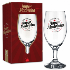 Taça Windsor Super Madrinha Presente Para Madrinhas 330ml