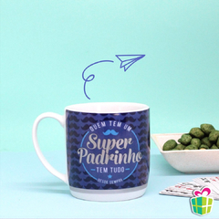 Caneca Quem Tem Super Padrinho Tem Tudo Presente 360ml - comprar online