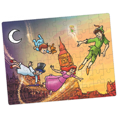 Quebra-Cabeça Peter Pan 2 de 80 Peças Cada Toia Puzzle