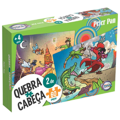 Quebra-Cabeça Peter Pan 2 de 80 Peças Cada Toia Puzzle