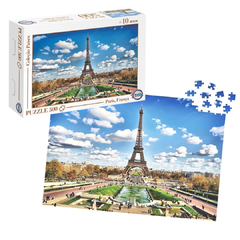 Quebra-Cabeça Paris França 500 Peças Puzzle Torre Eiffel