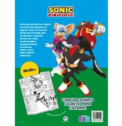 Livro Tapete Sonic Para Colorir 96x66 Ciranda Cultural - loja online