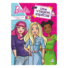 Livro Quebra-Cabeça 4 Infantil Barbie Uma Viagem Especial
