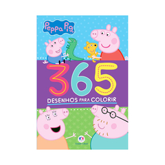 Livro Infantil 365 Desenhos Para Colorir Peppa Pig Infantil