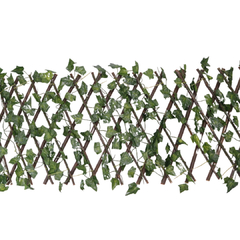 Treliça Gradil de Folhagens Flor Artificial Verde Decoração