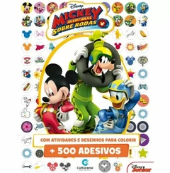 Livro 500 Adesivos Mickey Disney + Atividades Colorir Culturama