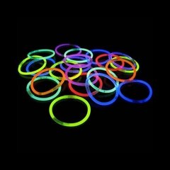 Pulseiras Neon Glow Bracelets Com 100 Unidades Tubo Festa na internet