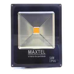 Refletor Holofote 50W Maxtel IP66 Branco Frio À Prova D'Água