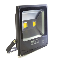 Refletor Holofote 100W Maxtel IP66 Branco Frio Prova D'Água
