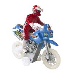 Moto Fricção The Wind Motorcycle Com Som e Luz 13cm Meninos