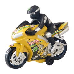 Moto Fricção Super Racing Com Som E Luz 24cm Meninos