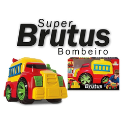 Caminhão De Bombeiros Super Brutus Div Plast Meninos