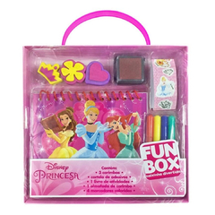 Caixa De Atividades Princesas Disney Fun Box Divertida DCL