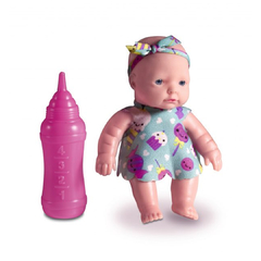 Boneca Zuzinha Baby Pequenina Nova Toys Com Mamadeira - comprar online