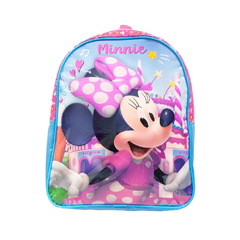 Mochila Costas Minnie Mouse X2 P Rosa Original Xeryus - loja online