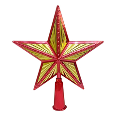 Ponteira Estrela De Natal Raios Brilhante Decorada - Mundo Variedades