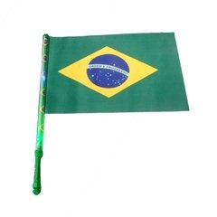 Bandeira Do Brasil Com Bastão Luminoso Copa Do Mundo